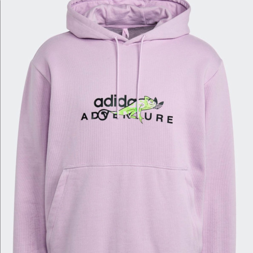 ADIDAS  ADVENTURE HOODED SWEATSHIRT Clear Lilac